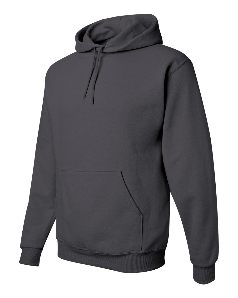 JERZEES 996MR, 393 Unisex Nublend Hooded Sweatshirt, Charcoal Grey