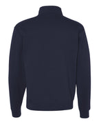 JERZEES 995MR, 2708 Unisex Nublend Cadet Collar Quarter-zip Sweatshirt, J. Navy