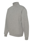JERZEES 995MR, 2708 Unisex Nublend Cadet Collar Quarter-zip Sweatshirt, Oxford