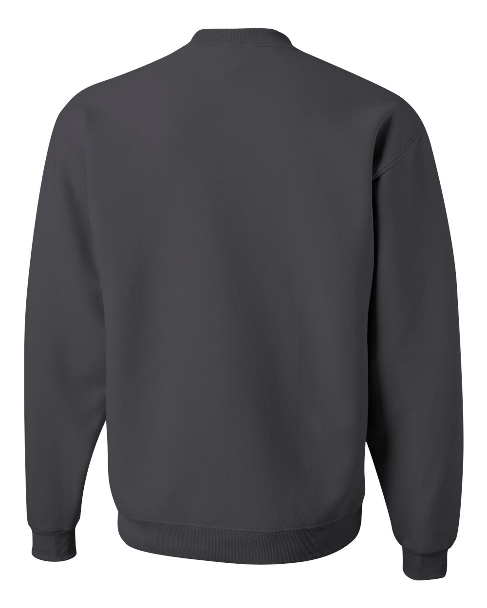 JERZEES 562MR, 371 Unisex Nublend Crewneck Sweatshirt, Charcoal Grey