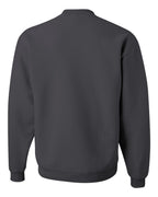 JERZEES 562MR, 371 Unisex Nublend Crewneck Sweatshirt, Charcoal Grey