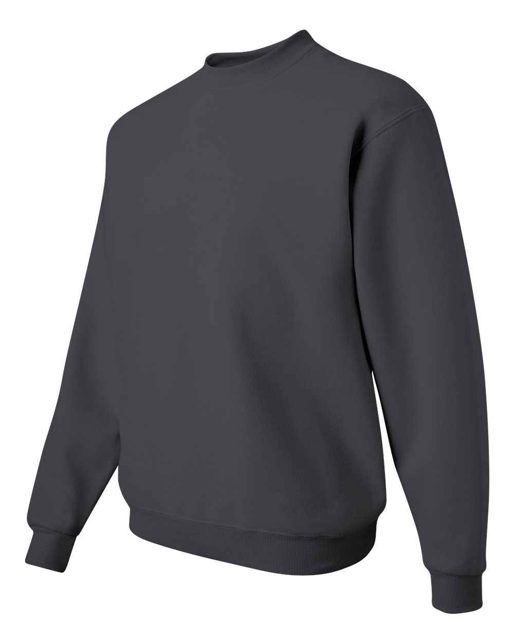 JERZEES 562MR, 371 Unisex Nublend Crewneck Sweatshirt, Charcoal Grey