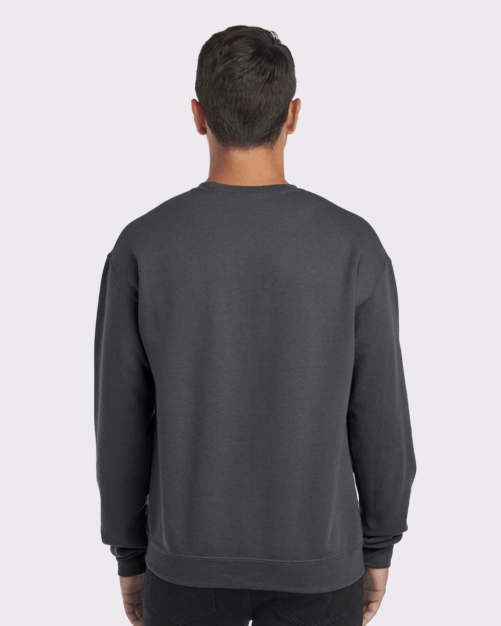 JERZEES 562MR, 371 Unisex Nublend Crewneck Sweatshirt, Charcoal Grey