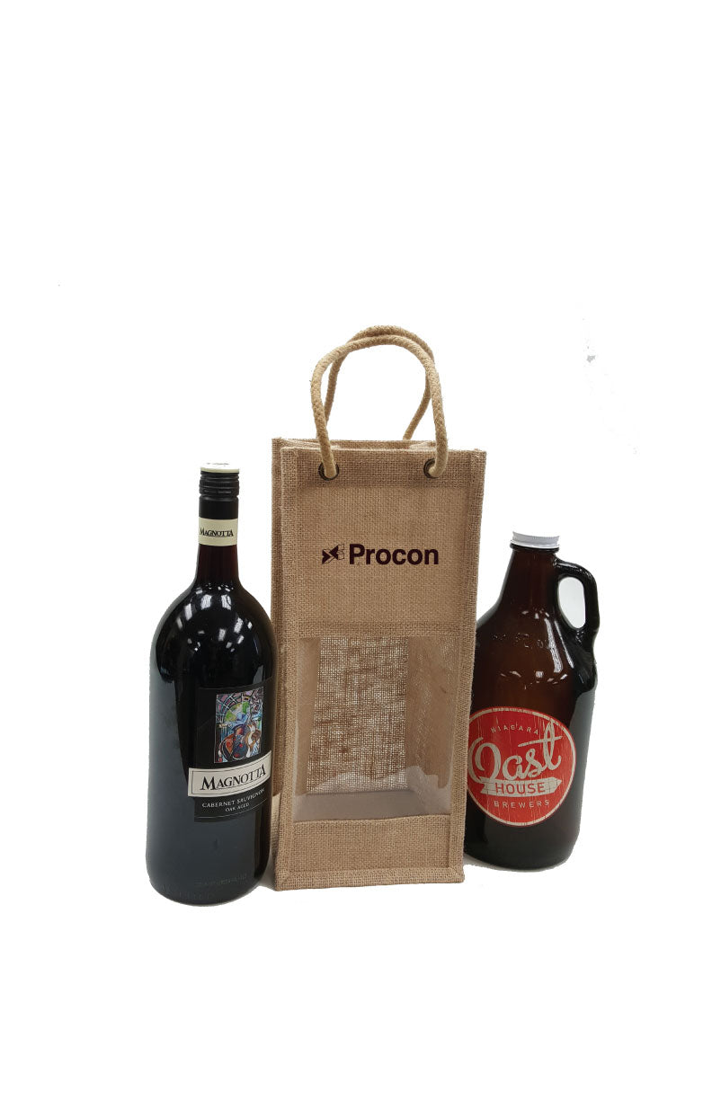 Ecorite B3781, Jute Jumbo Bottle Bag, Default
