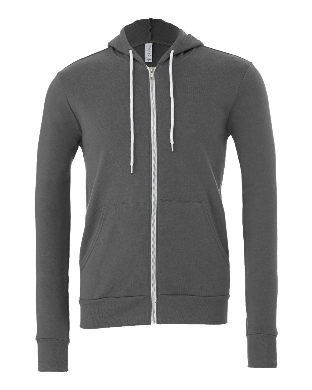 BELLA + CANVAS 3739, Fleece - Premium - Hood, Asphalt