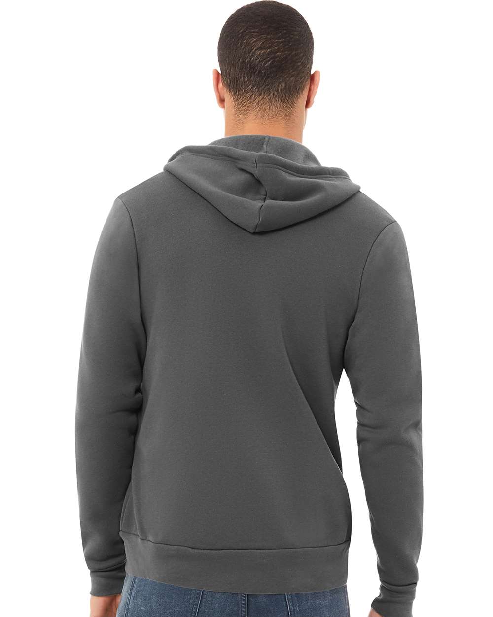 BELLA + CANVAS 3739, Fleece - Premium - Hood, Asphalt