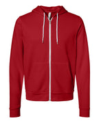 BELLA + CANVAS 3739, Fleece - Premium - Hood, Red