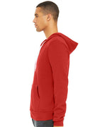 BELLA + CANVAS 3739, Fleece - Premium - Hood, Red