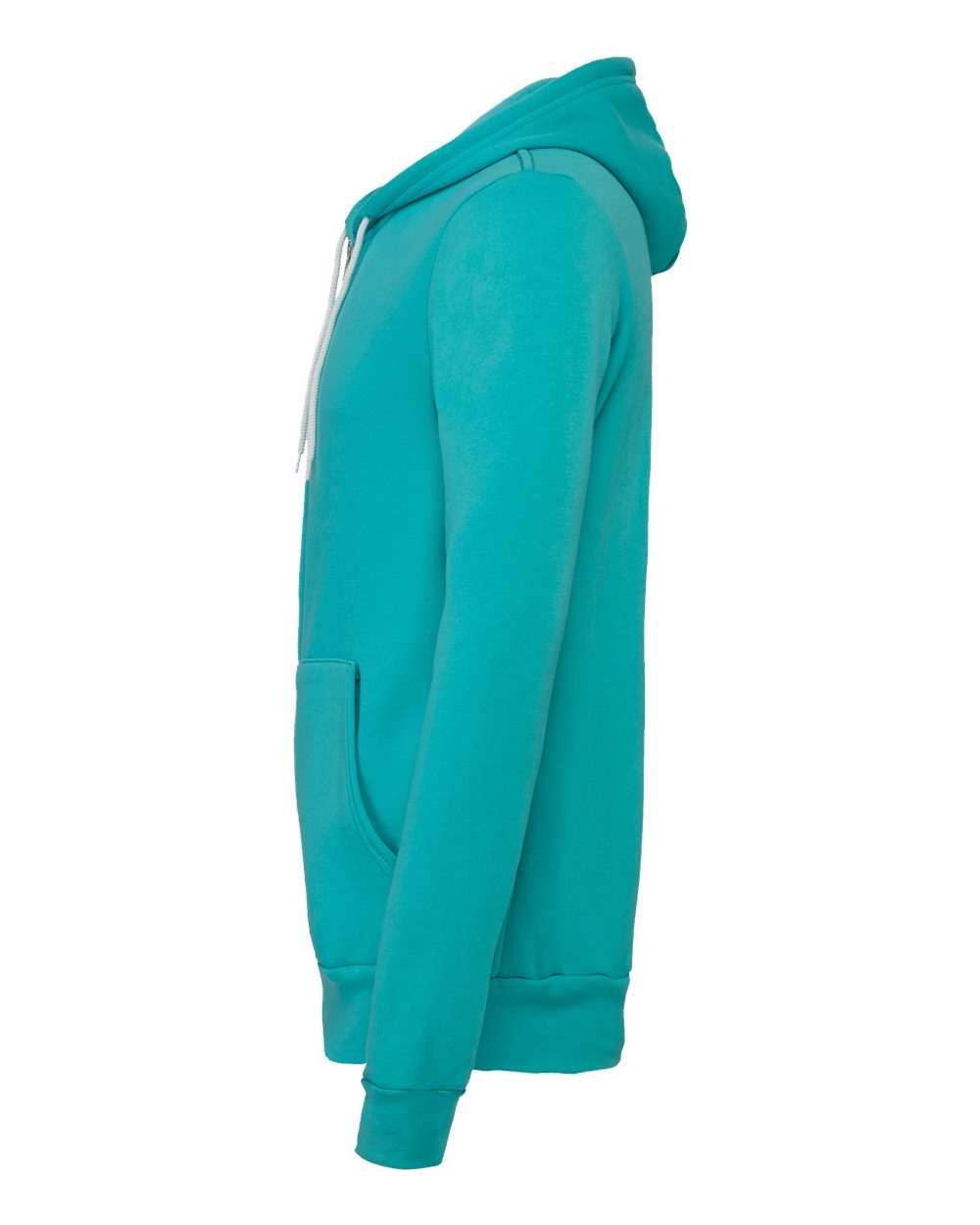 BELLA + CANVAS 3739, Fleece - Premium - Hood, Teal
