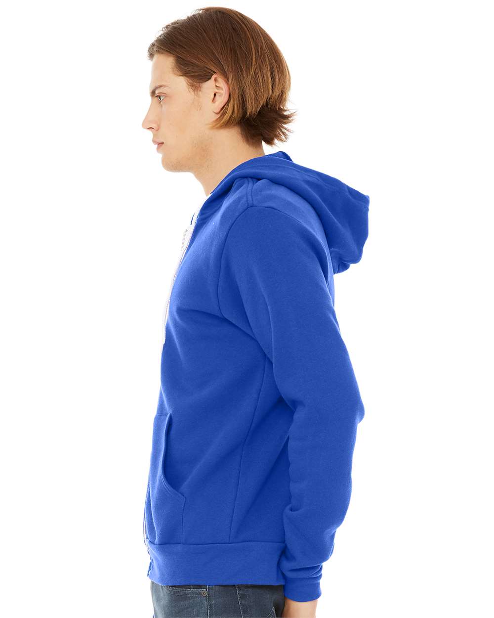 BELLA + CANVAS 3739, Fleece - Premium - Hood, True Royal