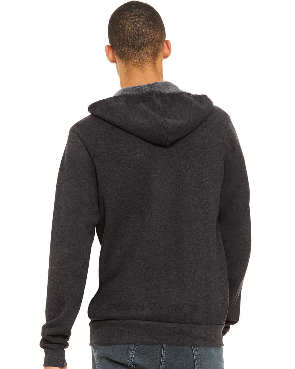 BELLA + CANVAS 3739, Fleece - Premium - Hood, Dark Grey Heather