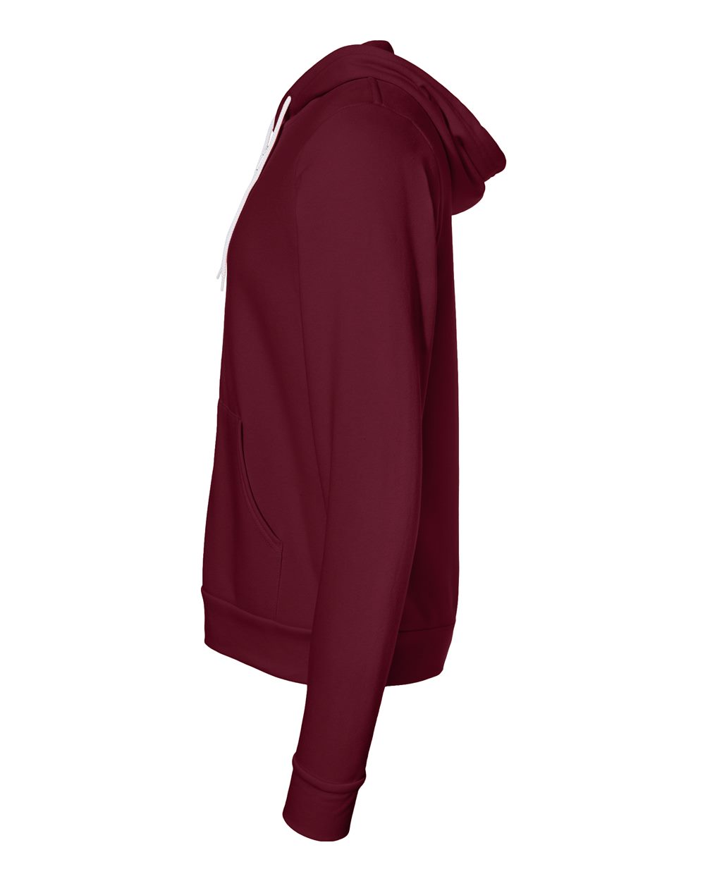 BELLA + CANVAS 3739, Fleece - Premium - Hood, Maroon