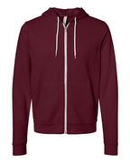 BELLA + CANVAS 3739, Fleece - Premium - Hood, Maroon