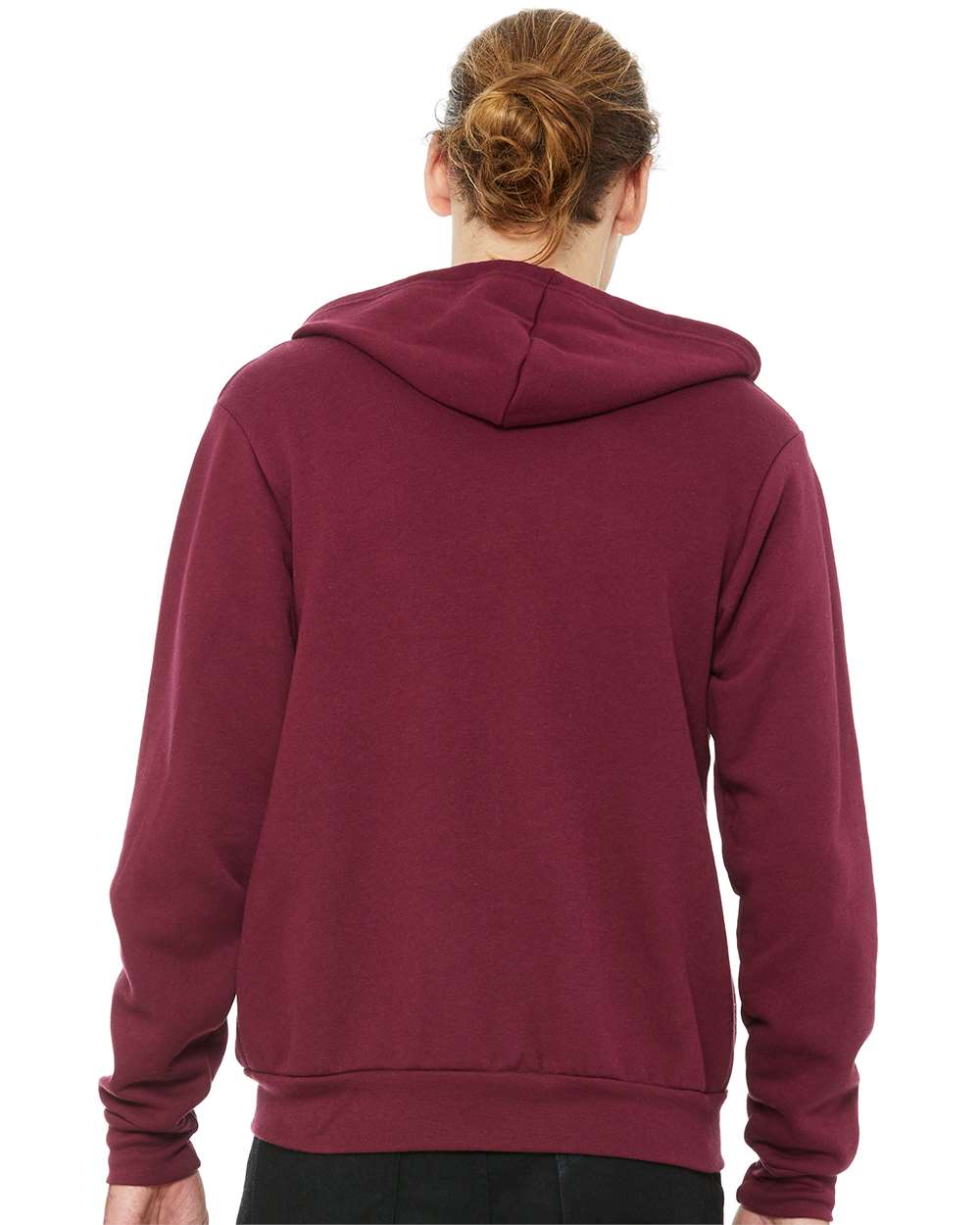 BELLA + CANVAS 3739, Fleece - Premium - Hood, Maroon