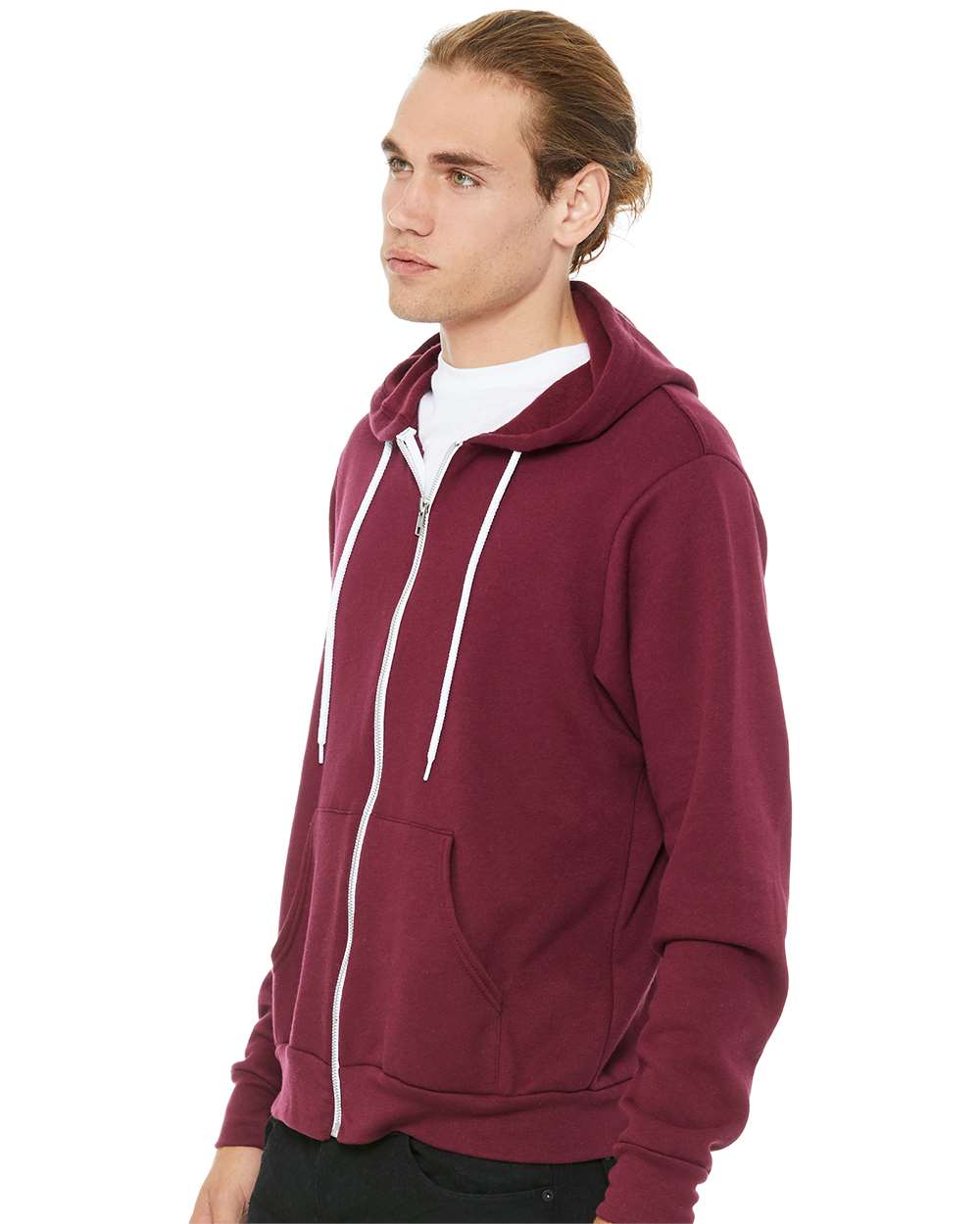BELLA + CANVAS 3739, Fleece - Premium - Hood, Maroon