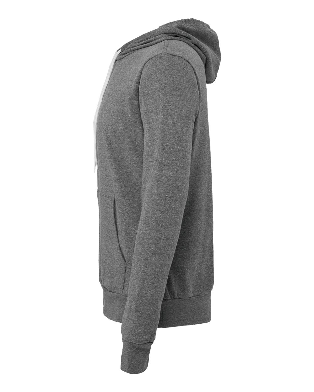 BELLA + CANVAS 3719, Fleece - Premium - Hood, Deep Heather