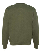Independent Trading Co. SS3000, Unisex Midweight Crewneck Sweatshirt, Army Heather