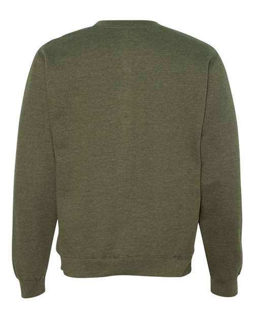 Independent Trading Co. SS3000, Unisex Midweight Crewneck Sweatshirt, Army Heather