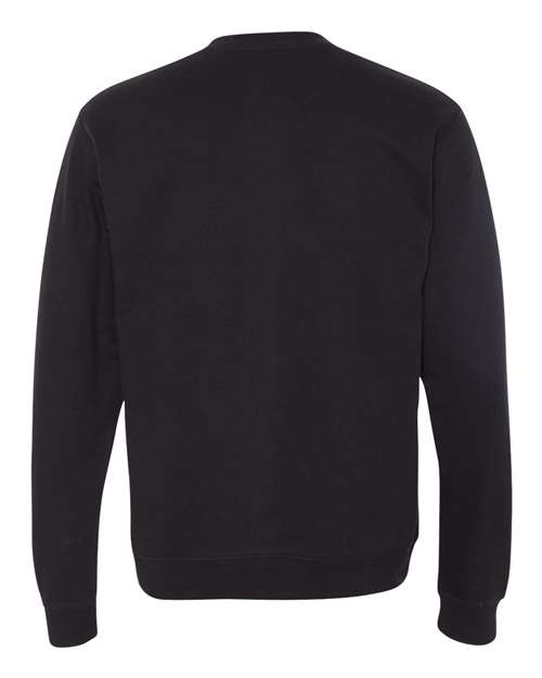 Independent Trading Co. SS3000, Unisex Midweight Crewneck Sweatshirt, Black