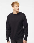 Independent Trading Co. SS3000, Unisex Midweight Crewneck Sweatshirt, Black