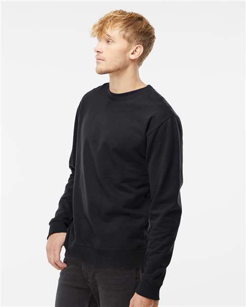 Independent Trading Co. SS3000, Unisex Midweight Crewneck Sweatshirt, Black
