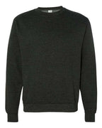 Independent Trading Co. SS3000, Unisex Midweight Crewneck Sweatshirt, Charcoal Heather