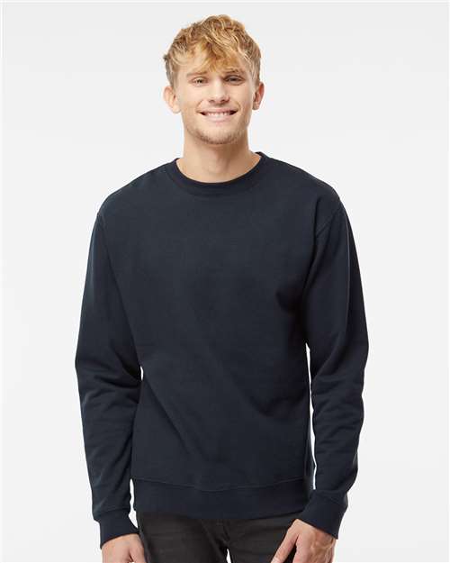 Independent Trading Co. SS3000, Unisex Midweight Crewneck Sweatshirt, Classic Navy
