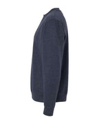 Independent Trading Co. SS3000, Unisex Midweight Crewneck Sweatshirt, Classic Navy Heather