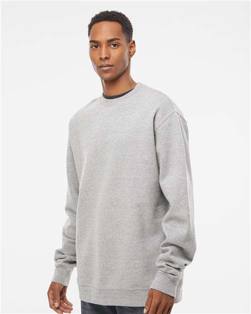 Independent Trading Co. SS3000, Unisex Midweight Crewneck Sweatshirt, Grey Heather