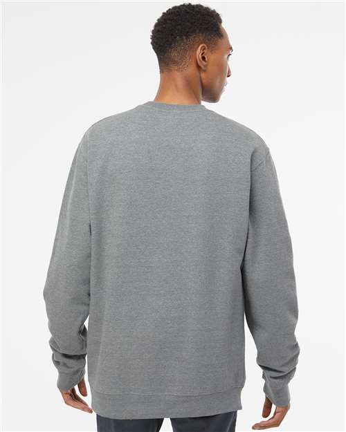 Independent Trading Co. SS3000, Unisex Midweight Crewneck Sweatshirt, Gunmetal Heather