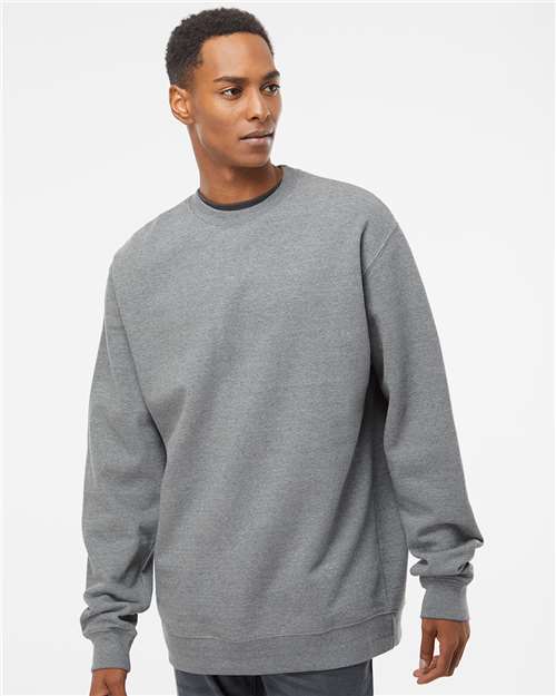Independent Trading Co. SS3000, Unisex Midweight Crewneck Sweatshirt, Gunmetal Heather