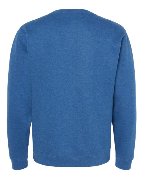 Independent Trading Co. SS3000, Unisex Midweight Crewneck Sweatshirt, Royal Heather