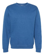 Independent Trading Co. SS3000, Unisex Midweight Crewneck Sweatshirt, Royal Heather