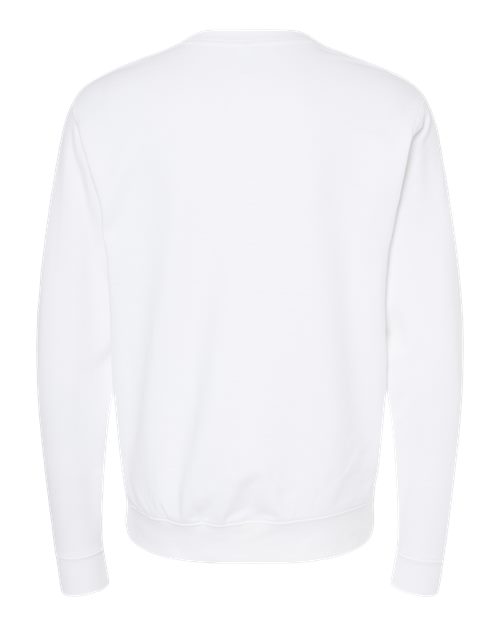 Independent Trading Co. SS3000, Unisex Midweight Crewneck Sweatshirt, White