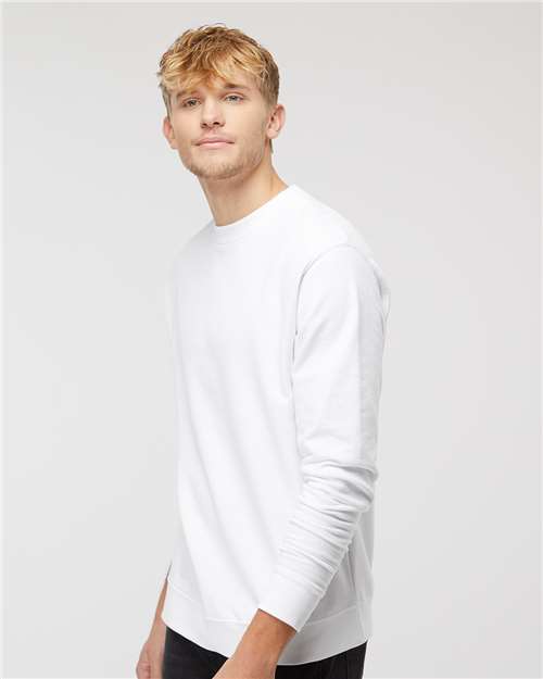 Independent Trading Co. SS3000, Unisex Midweight Crewneck Sweatshirt, White