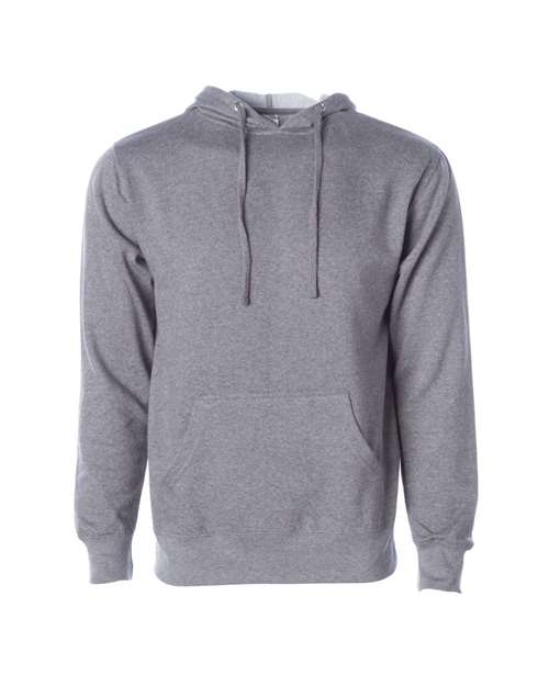 Independent Trading Co. SS4500, Unisex Midweight Hooded Sweatshirt, Gunmetal Heather