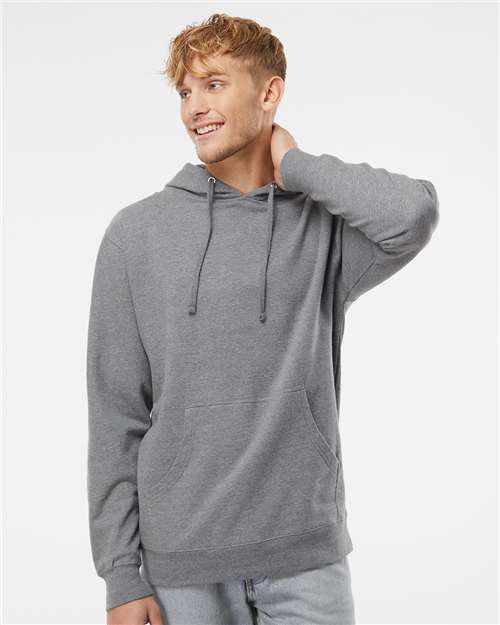 Independent Trading Co. SS4500, Unisex Midweight Hooded Sweatshirt, Gunmetal Heather