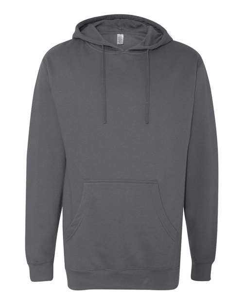 Independent Trading Co. SS4500, Unisex Midweight Hooded Sweatshirt, Charcoal