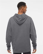Independent Trading Co. SS4500, Unisex Midweight Hooded Sweatshirt, Charcoal