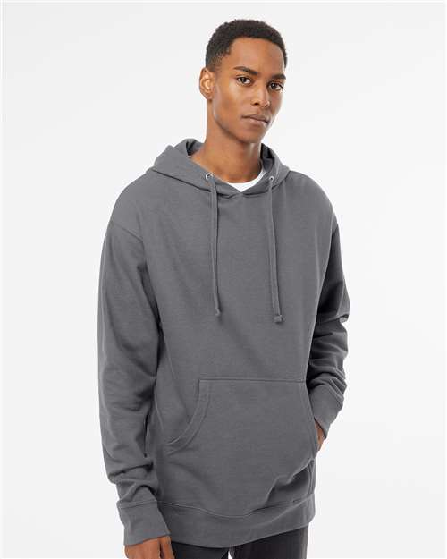 Independent Trading Co. SS4500, Unisex Midweight Hooded Sweatshirt, Charcoal