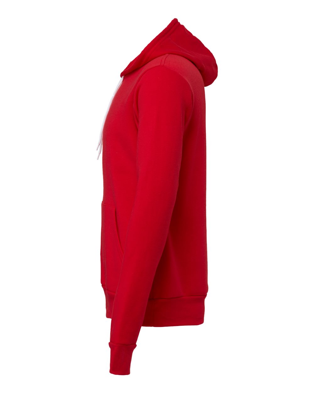BELLA + CANVAS 3719, Fleece - Premium - Hood, Red