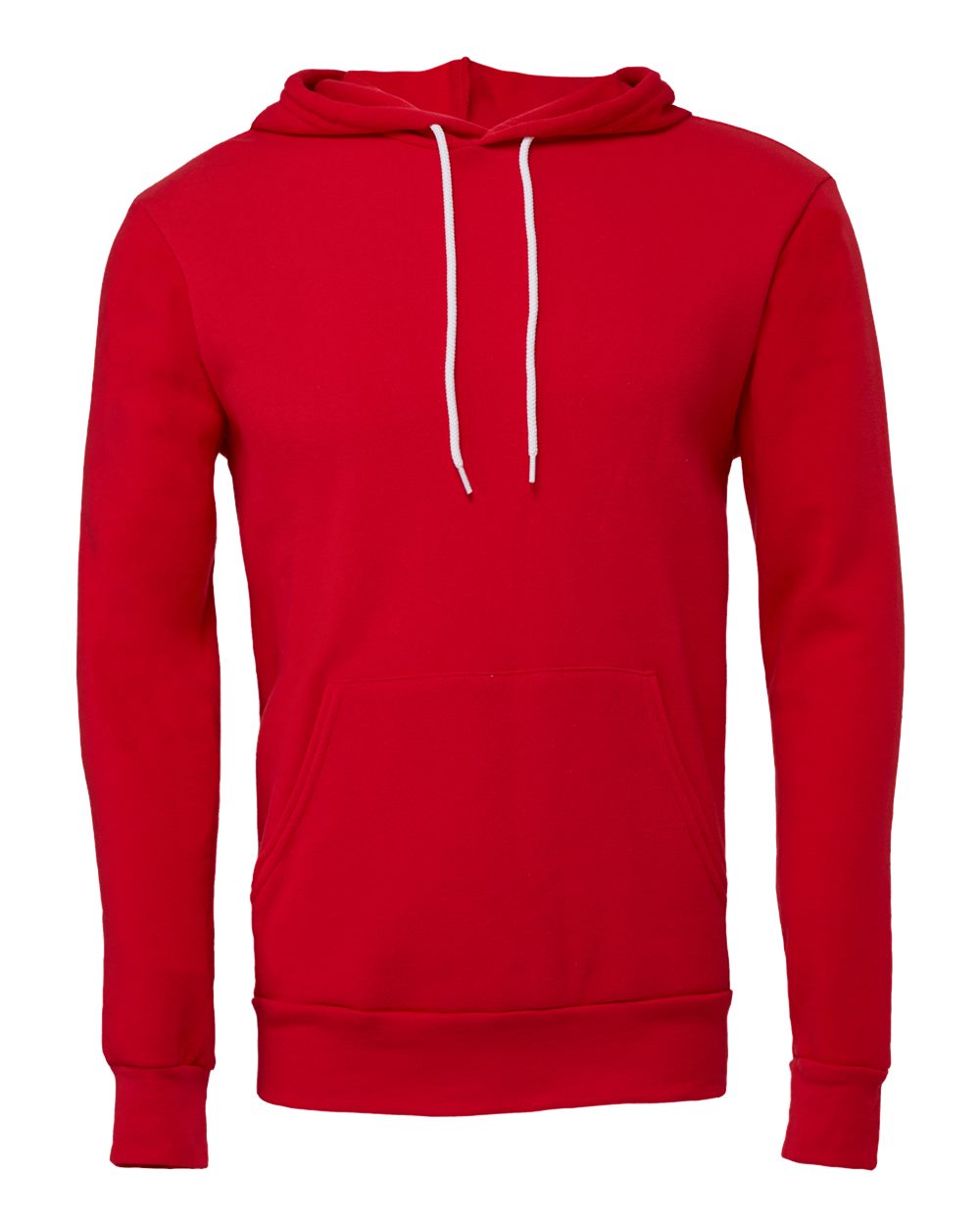 BELLA + CANVAS 3719, Fleece - Premium - Hood, Red
