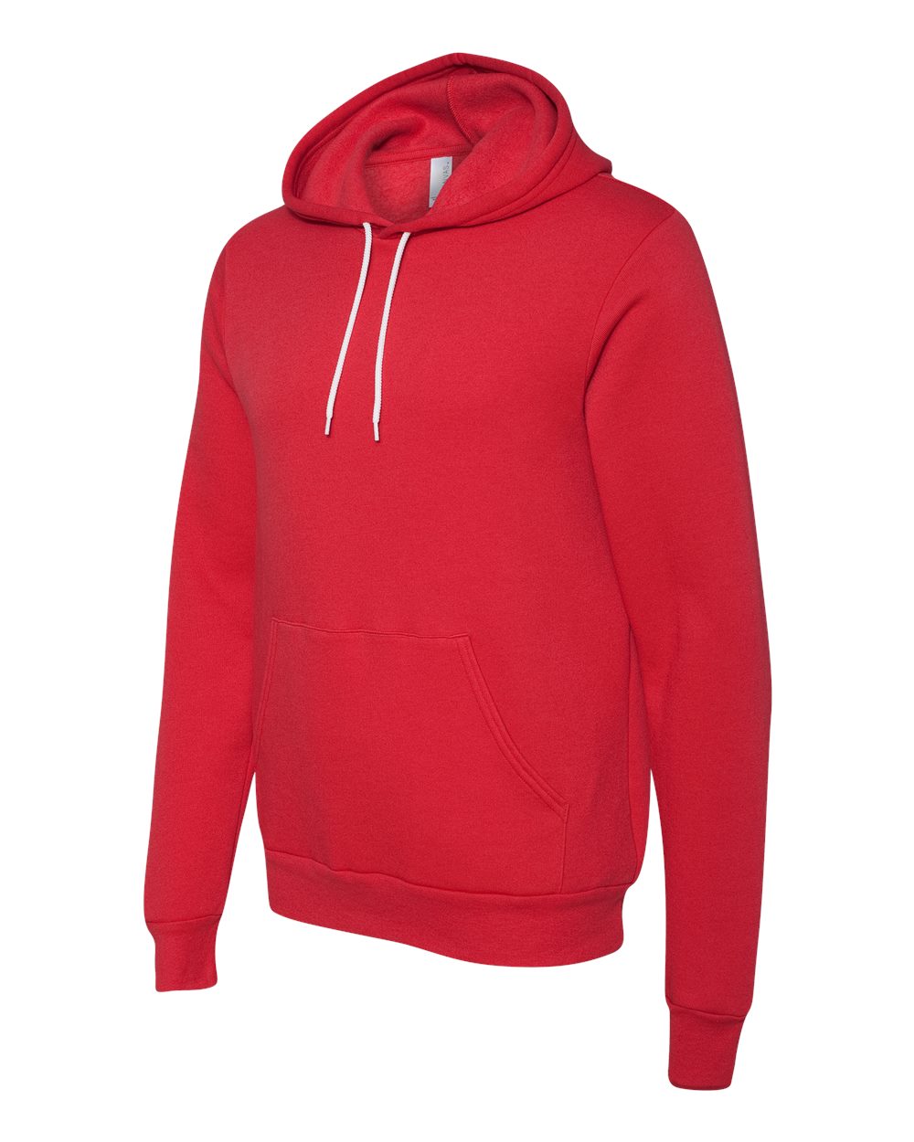 BELLA + CANVAS 3719, Fleece - Premium - Hood, Red