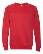 BELLA + CANVAS 3901, Fleece - Premium - Crew, Red