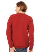 BELLA + CANVAS 3901, Fleece - Premium - Crew, Red