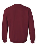 Gildan 18000, Unisex Heavy Blend Crewneck Sweatshirt, Garnet