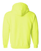 Gildan 415, 18600 Unisex Heavy Blend Full-zip Hooded Sweatshirt, Safety Green