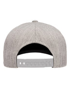 Flexfit 110F, 2998 110 Snapback Cap, Heather Grey