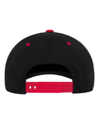 Flexfit 110F, 2998 110 Snapback Cap, Black/ Red