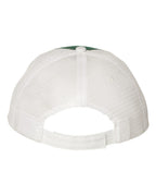Valucap 2996, S102 Sandwich Trucker Cap, Dark Green/ White